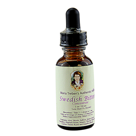 Maria Treben’s Authentic Swedish Bitters Concentrate (1oz/30ml)